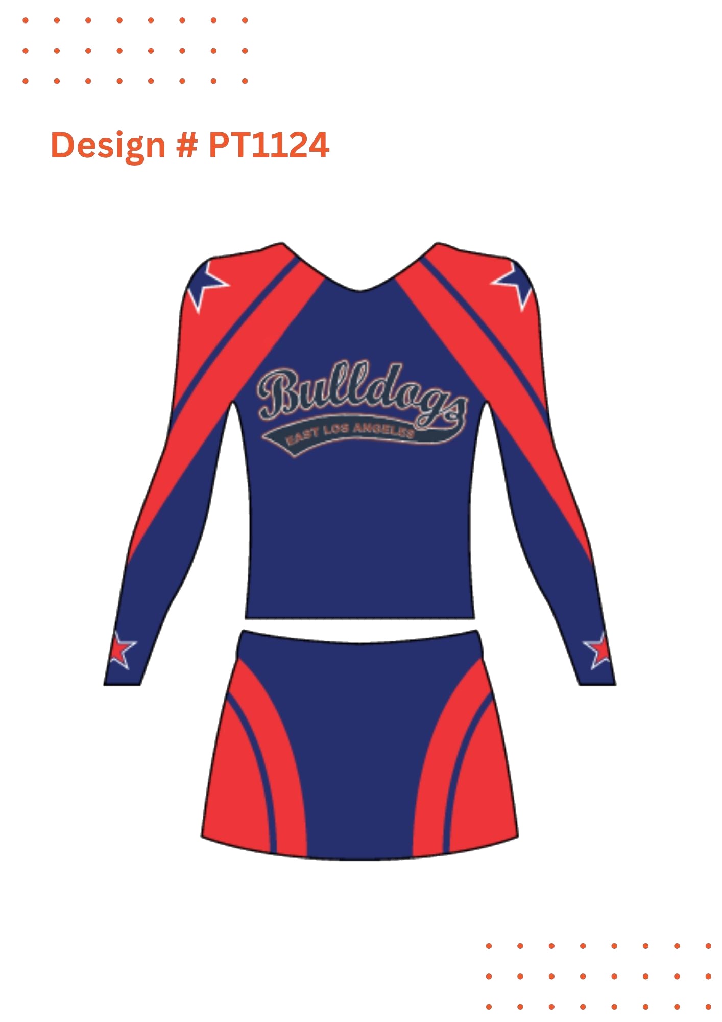 Custom Cheerleading Uniform Mockups