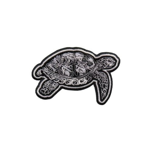 Tribal Turtle Embroidered Patch front product view