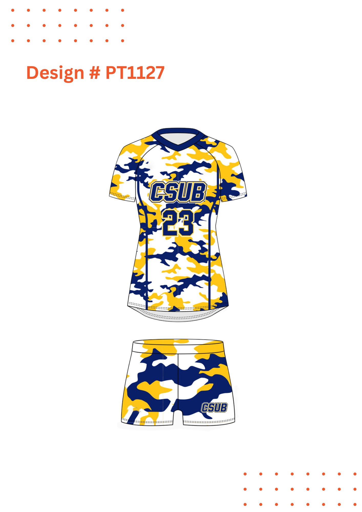 Custom Volleyball Uniform Mockups