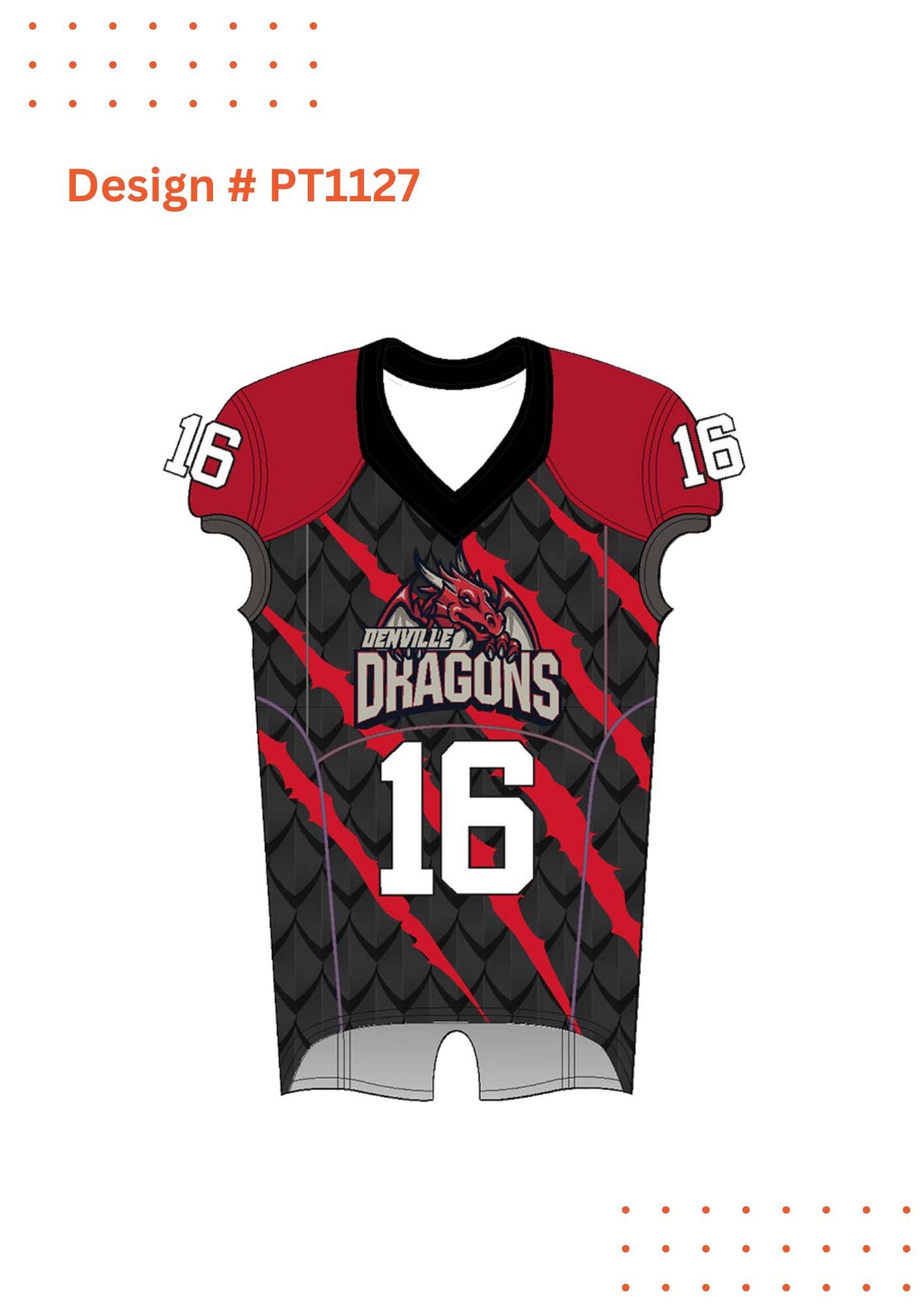 Custom Football Uniform Mockups