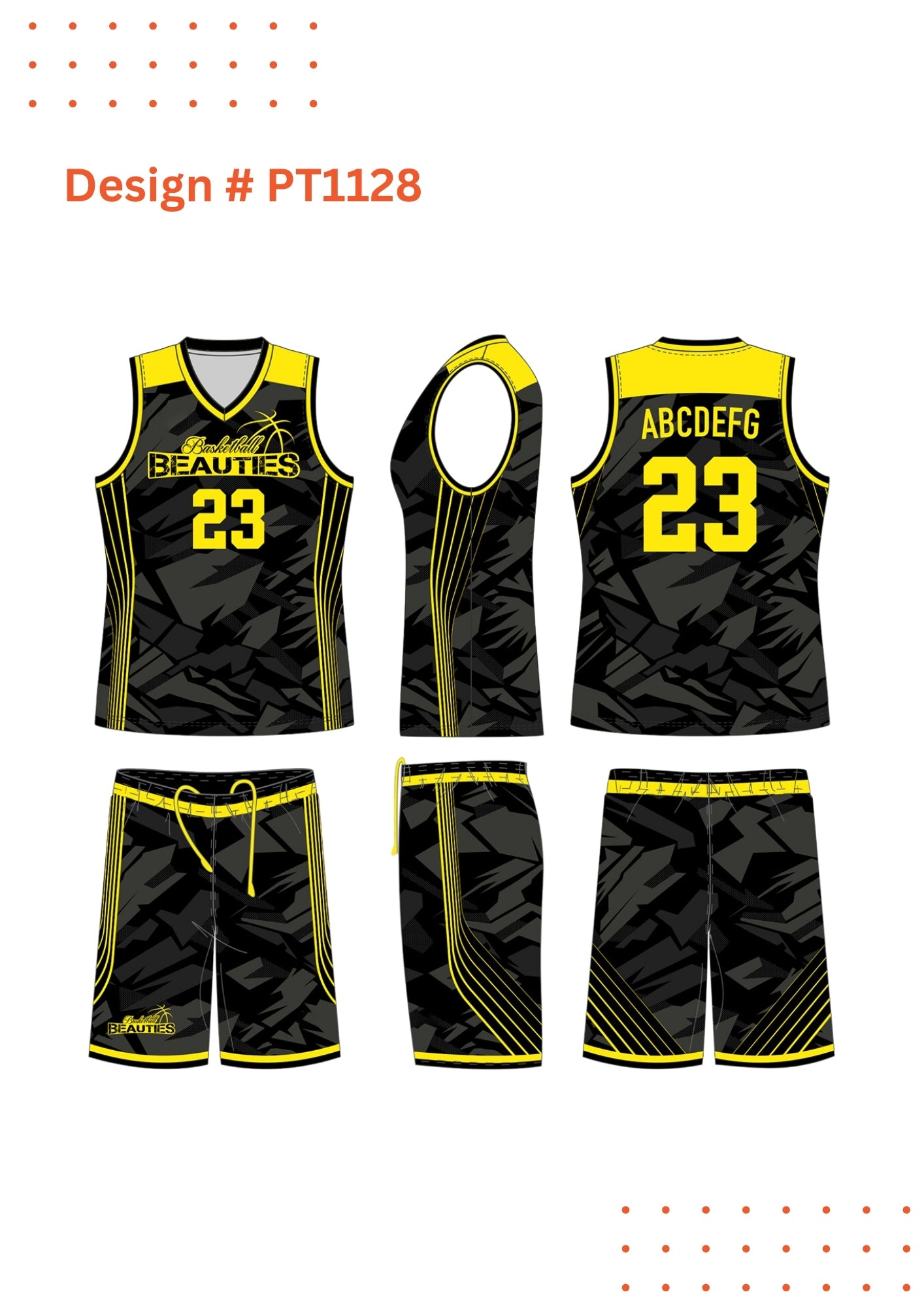 Custom Basketball Uniforms – Mockup Designs
