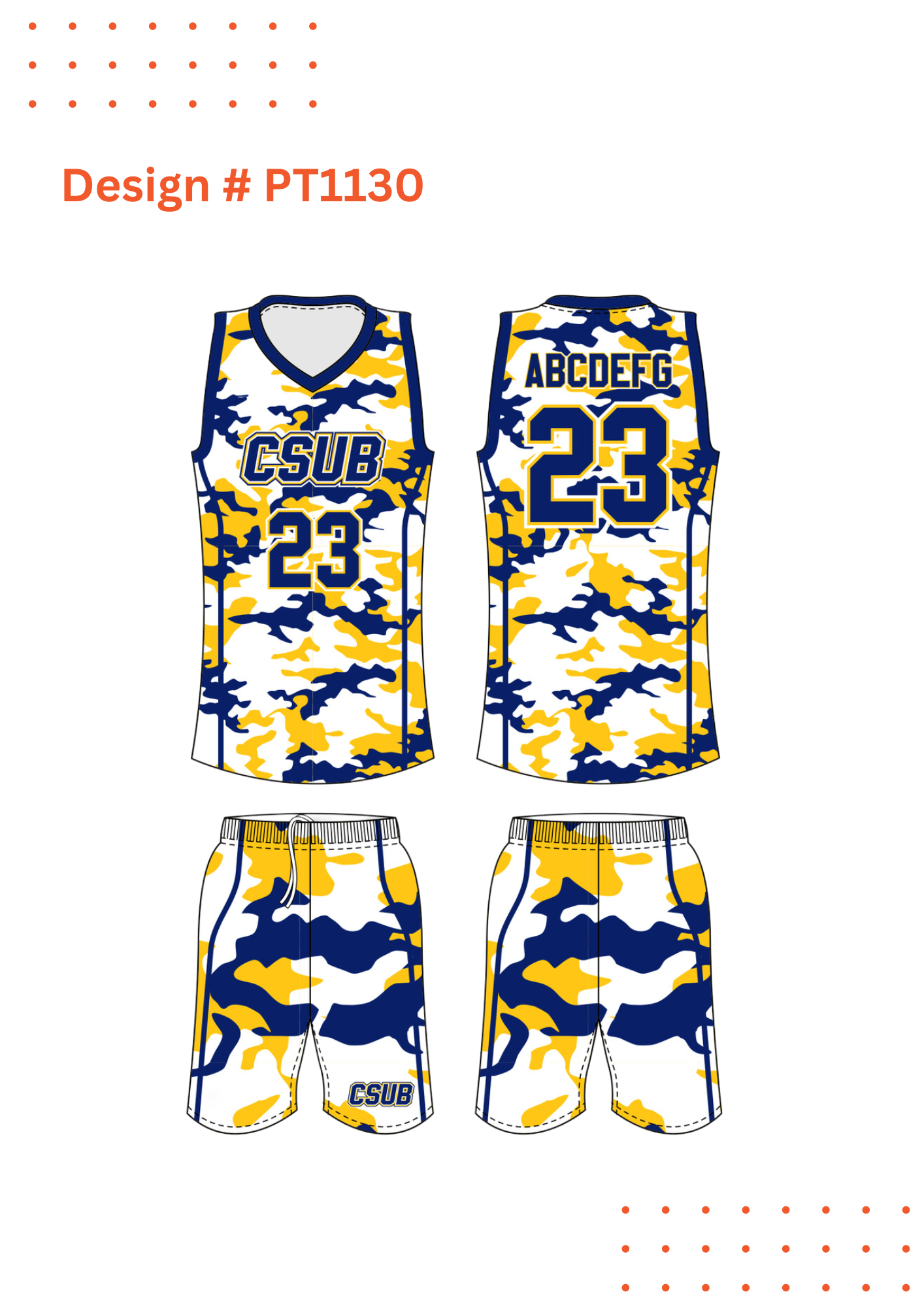 Custom Volleyball Uniform Mockups