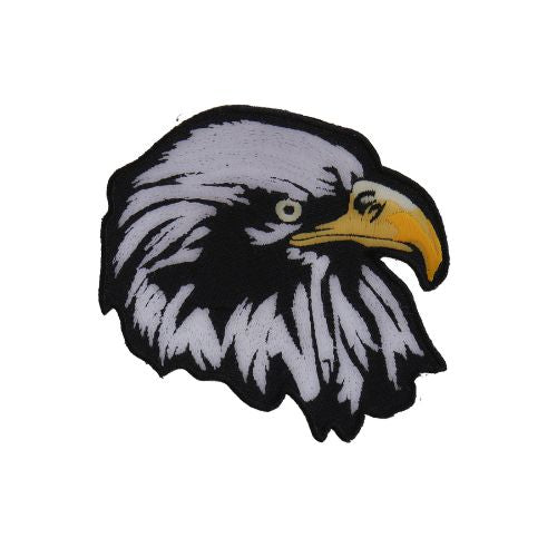 White Eagle Patch Facing Right – High-Quality, Striking Embroidered Patches ( 4 x 4 inche )