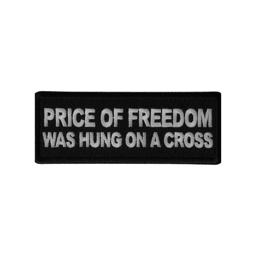 Price of Freedom Cross Embroidered Patch product image 1