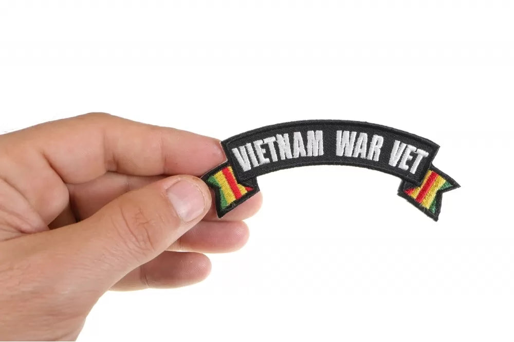 Vietnam War Vet Ribbon Rocker Embroidered Patch product image 3