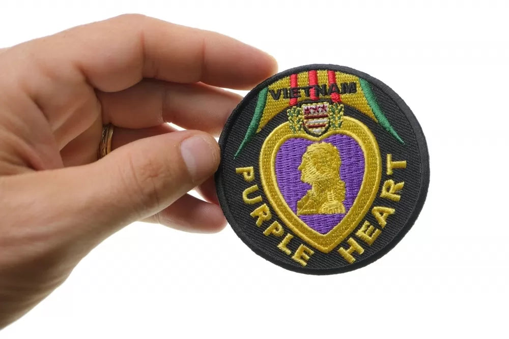 Vietnam Purple Heart Patch (  3x3 inche )