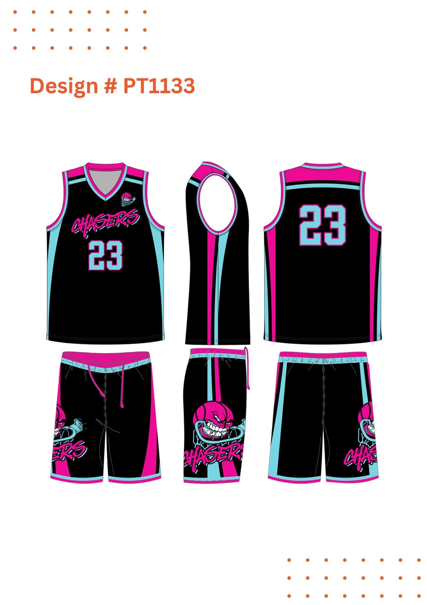 Custom Basketball Uniforms – Mockup Designs