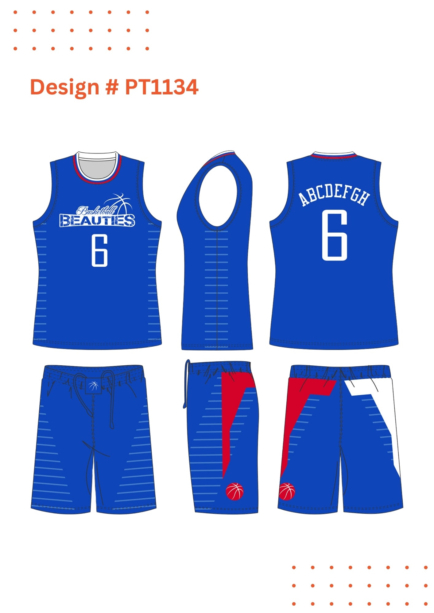Custom Basketball Uniforms – Mockup Designs