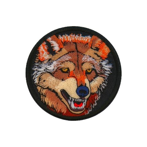 Pretty Wolf Embroidered Patch front product view