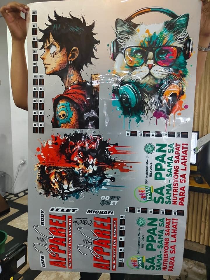 DTF Transfers for Apparel