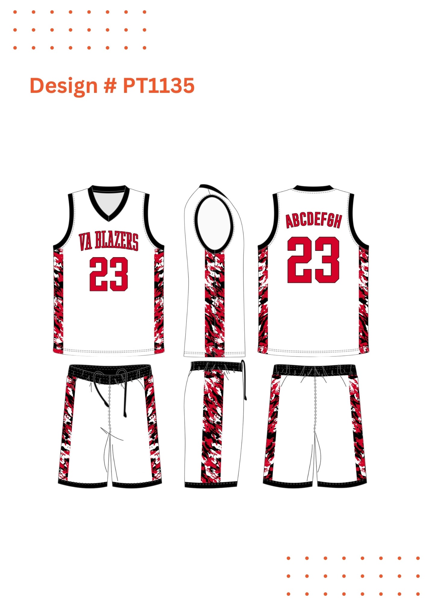 Custom Basketball Uniforms – Mockup Designs