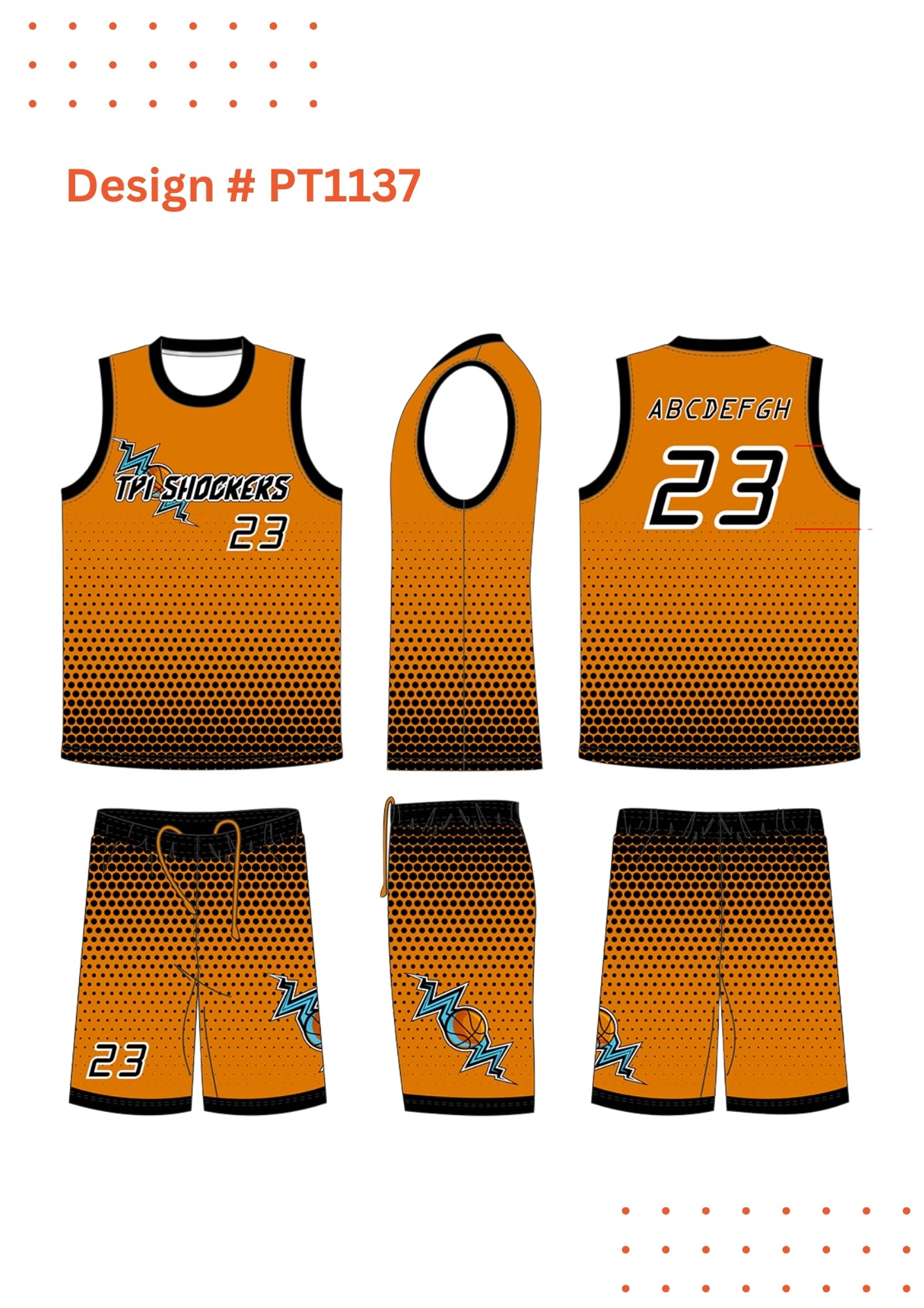 Custom Basketball Uniforms – Mockup Designs