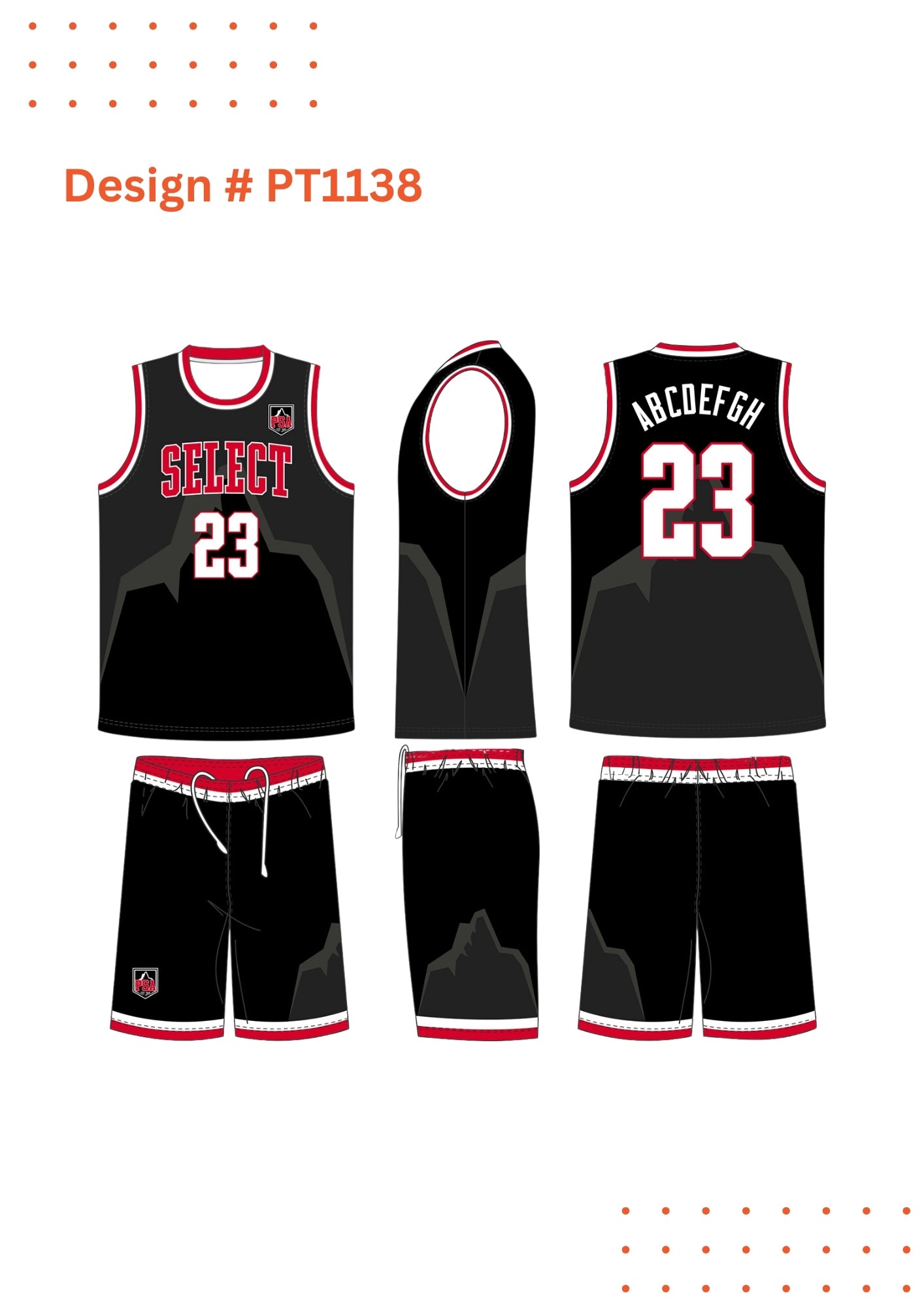 Custom Basketball Uniforms – Mockup Designs