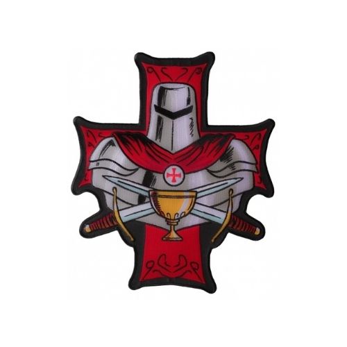Knight Templar Holy Grail Embroidered Patch