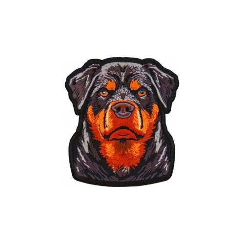 Power Rottweiler Embroidered Patch front product view