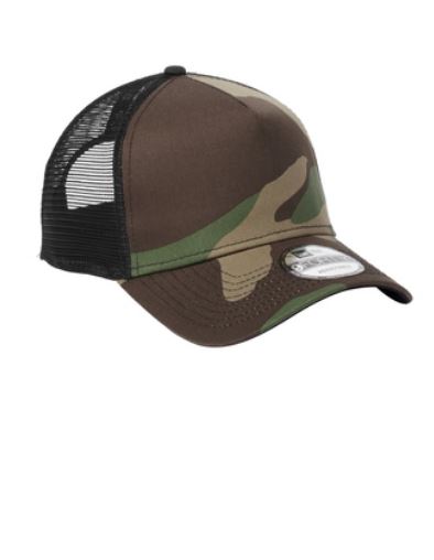 Snapback Trucker Cap - Camo/Black