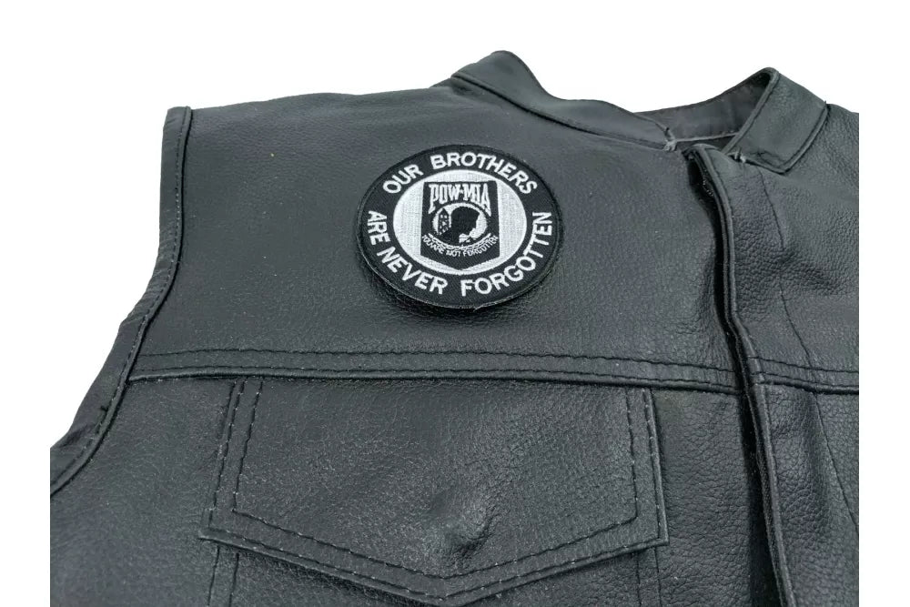 Our Brothers Never Forgotten Embroidered Patch apparel application view