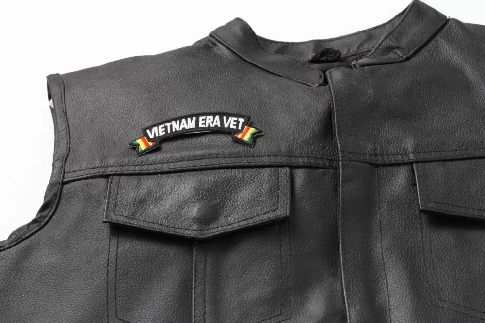 Vietnam Era Vet Patch - Embroidered Iron-On/Sew-On Patch ( 4 x 1.5 inche )