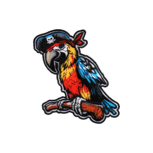 Pirate Parrot Embroidered Patch product image 1