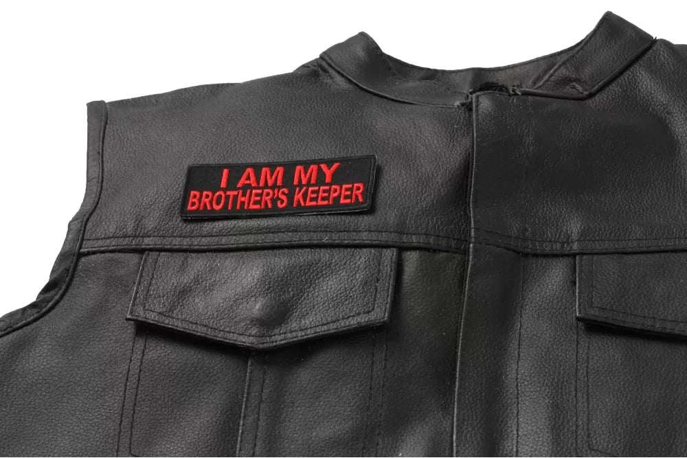 I Am My Brother's Keeper Embroidered Patch apparel application view