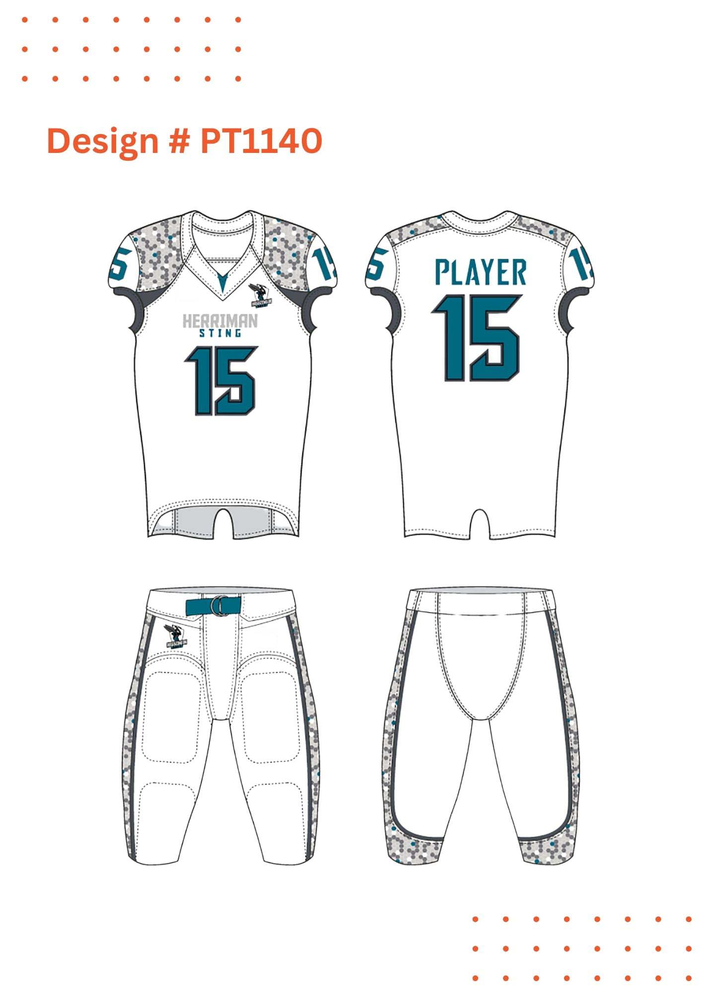 Custom Football Uniform Mockups