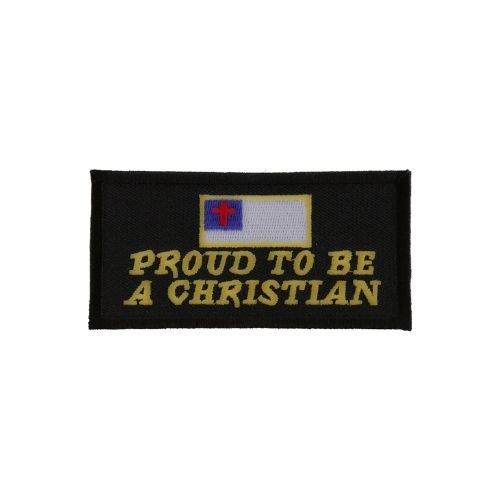 Proud to Be Christian Embroidered Patch product image 1