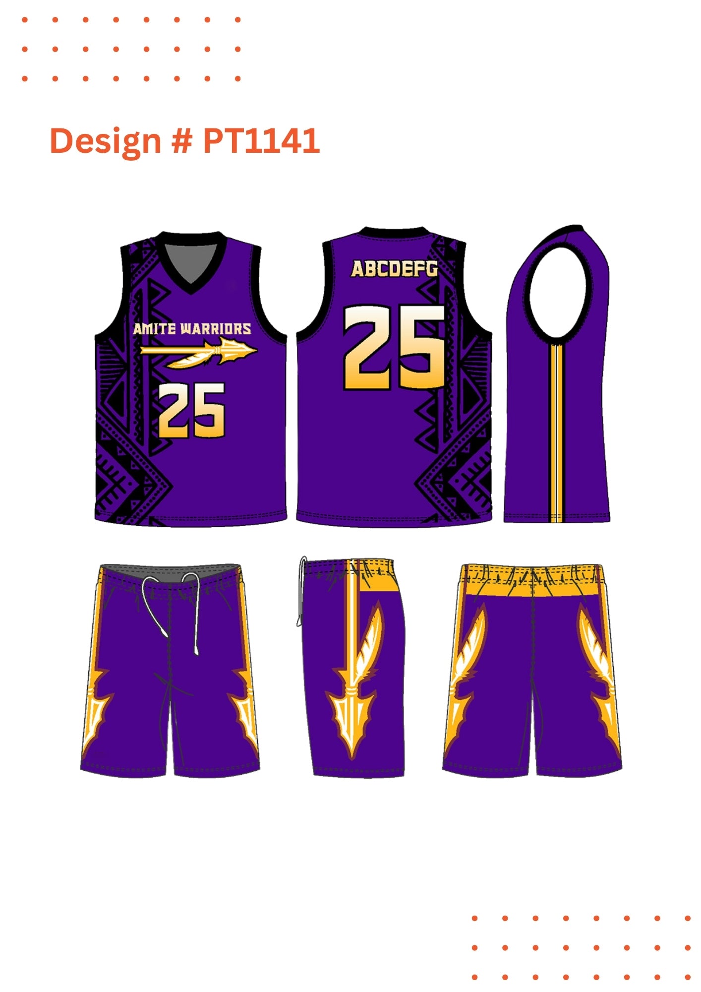 Custom Basketball Uniforms – Mockup Designs