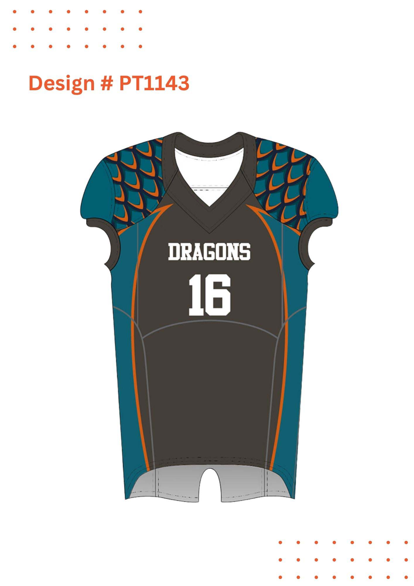 Custom Football Uniform Mockups