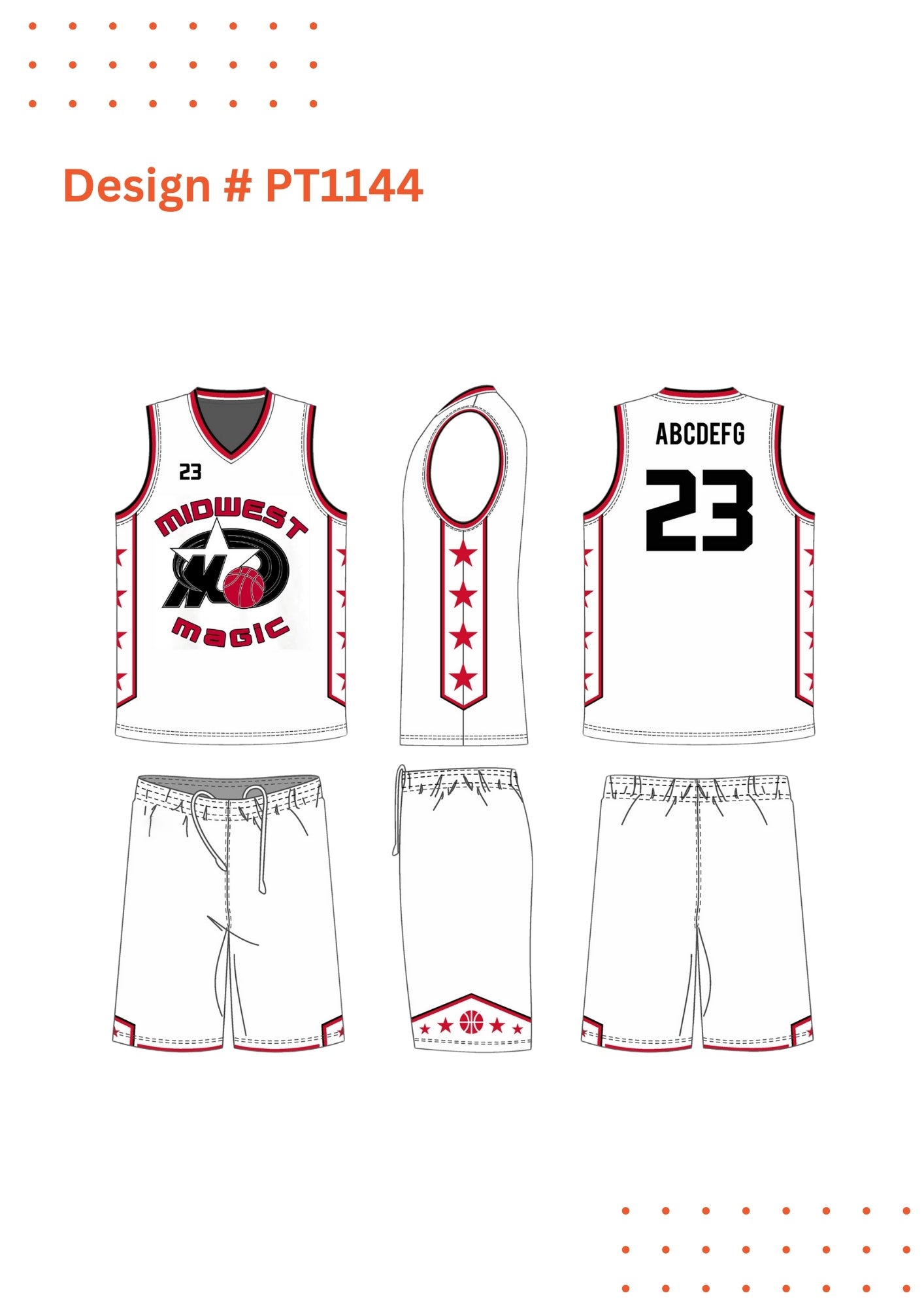 Custom Basketball Uniforms – Mockup Designs