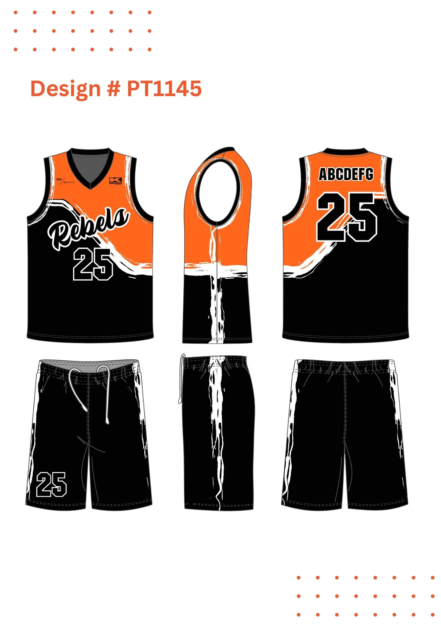 Custom Basketball Uniforms – Mockup Designs