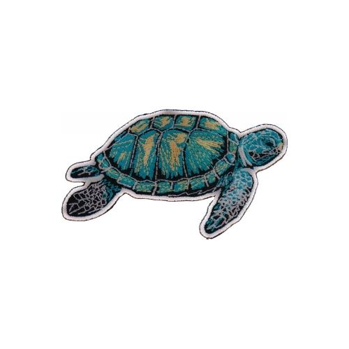 Sea Turtle Embroidered Patch front product view