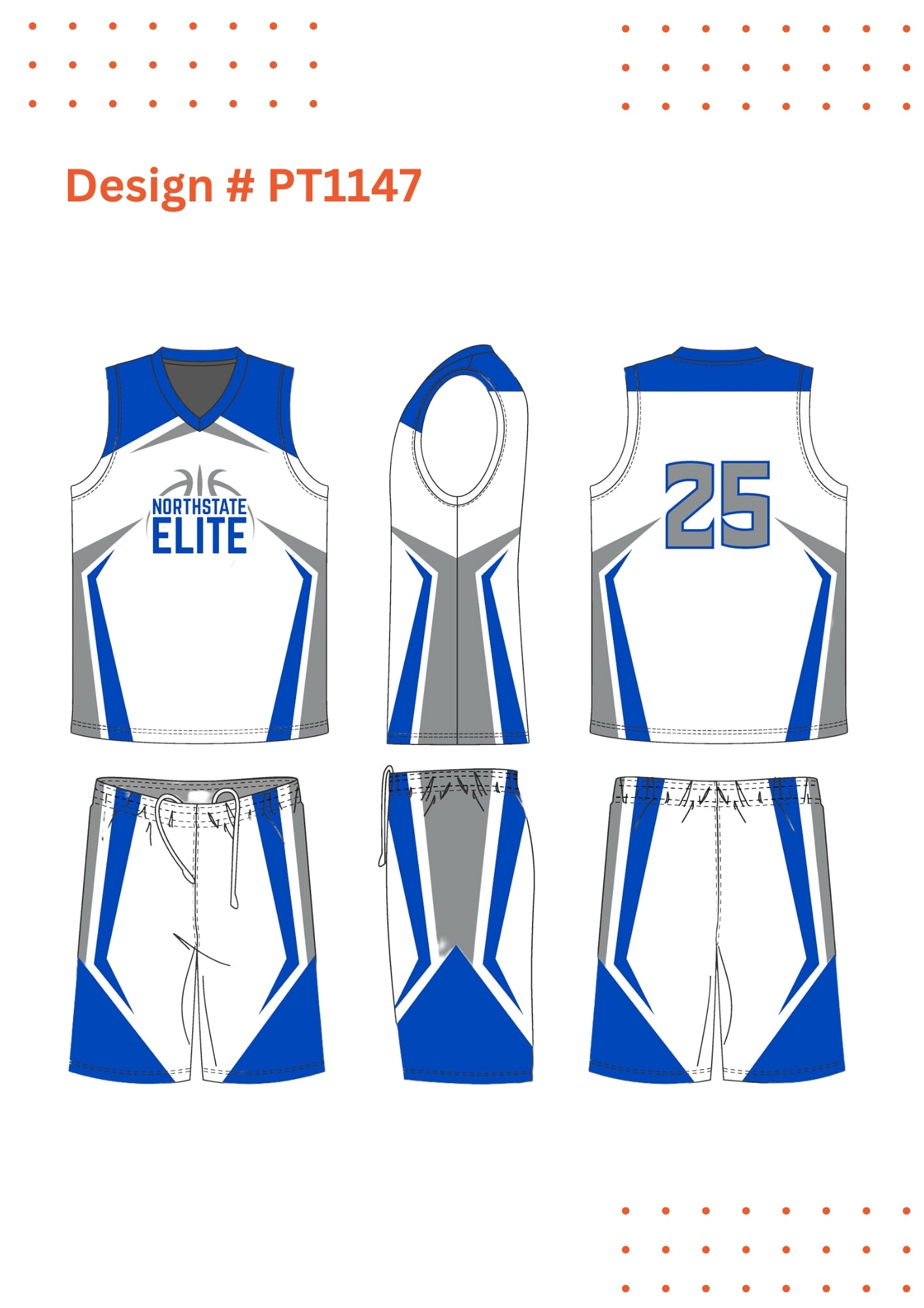 Custom Basketball Uniforms – Mockup Designs