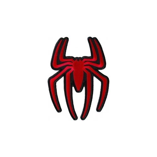 Red Spider Embroidered Patch front product view