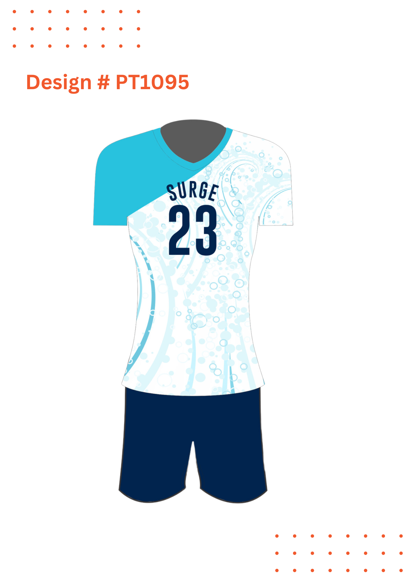 Custom Volleyball Uniform Mockups