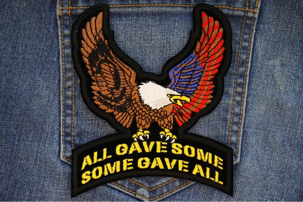 US POW MIA Upwing Eagle Rocker Embroidered Patch product image 5