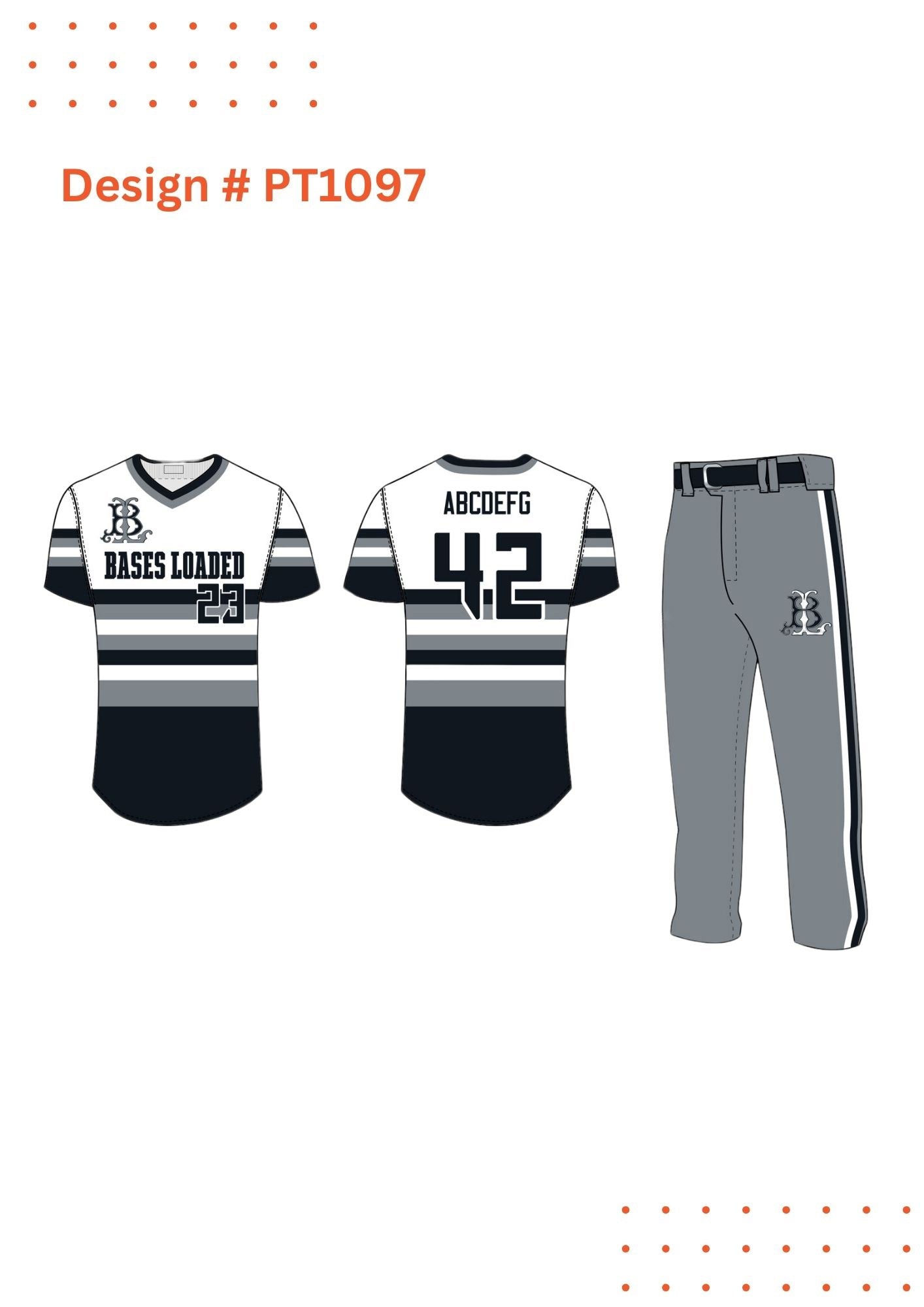 Custom Baseball Kit Design Mockup – Fully Customizable
