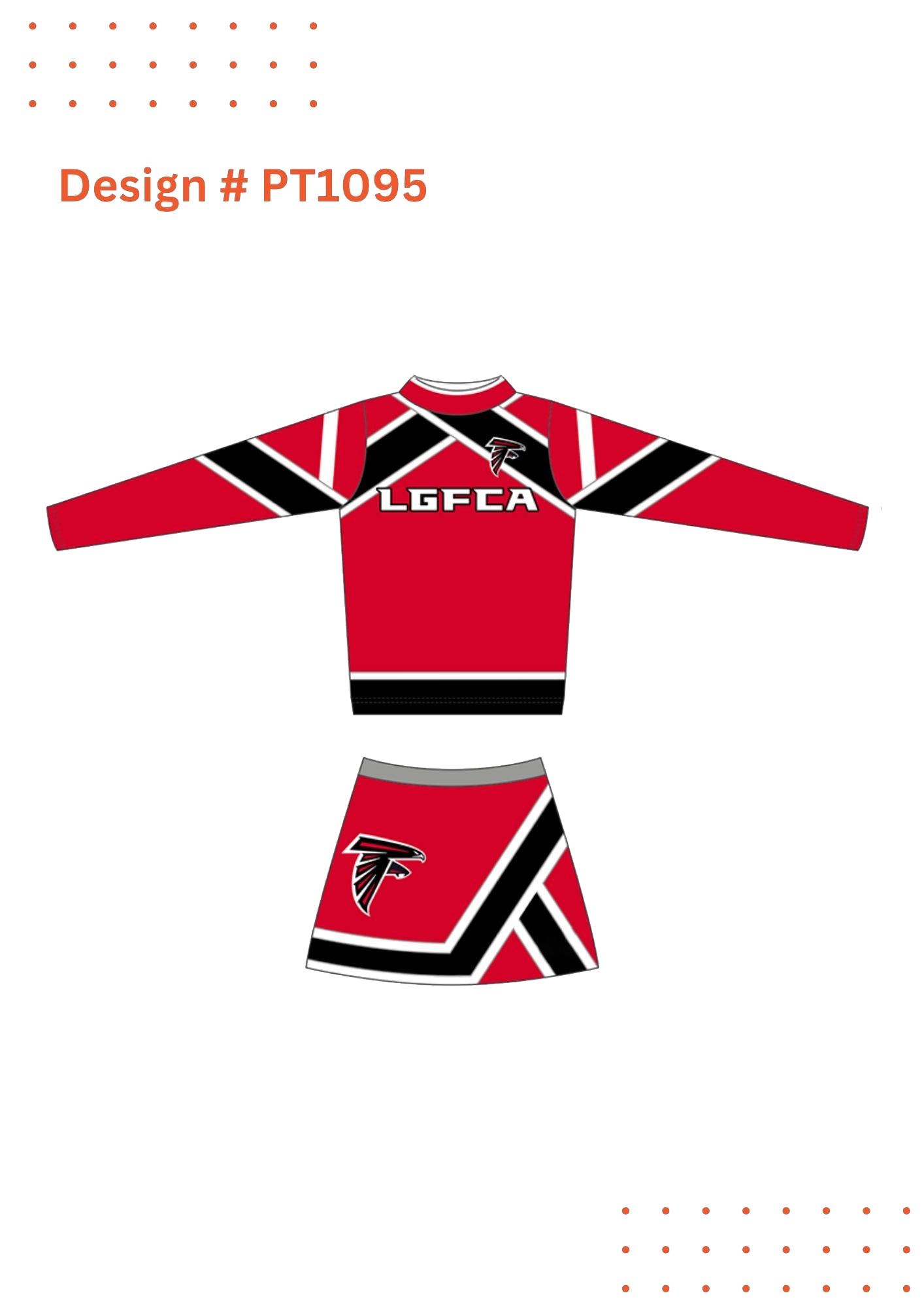 Custom Cheerleading Uniform Mockups