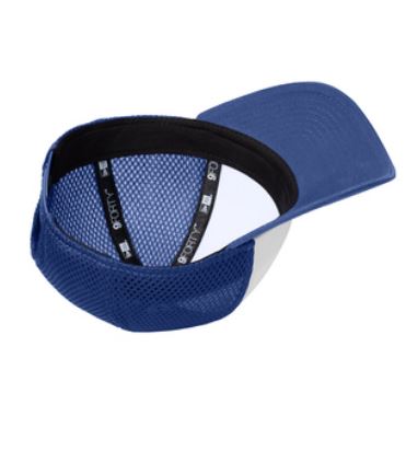 Snapback Contrast Front Mesh Cap