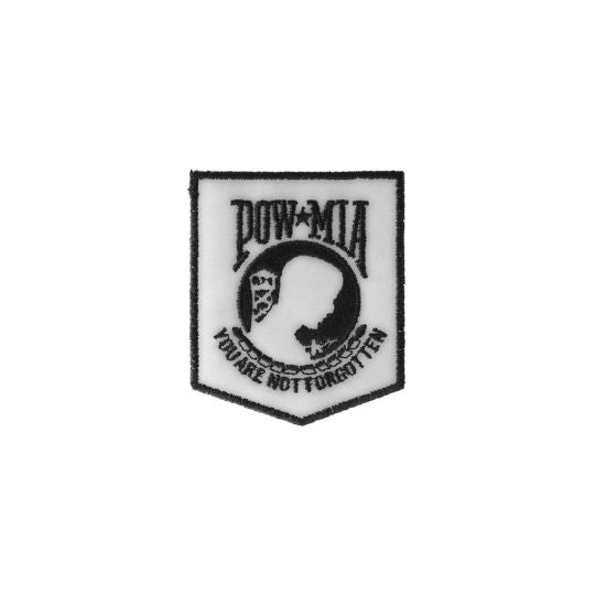POW MIA Reflective Embroidered Patch