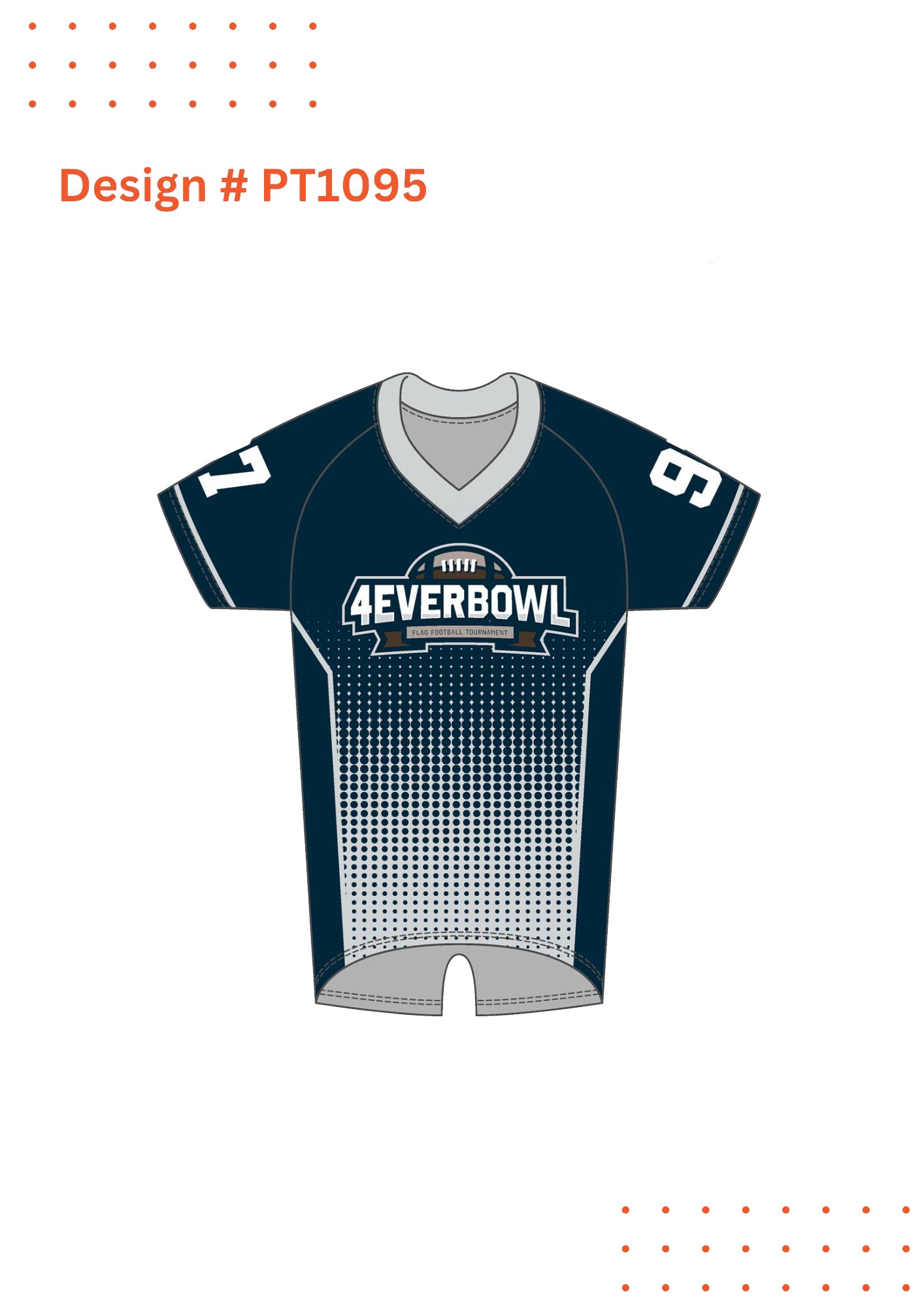 Custom Flag Football Jersey Mockups