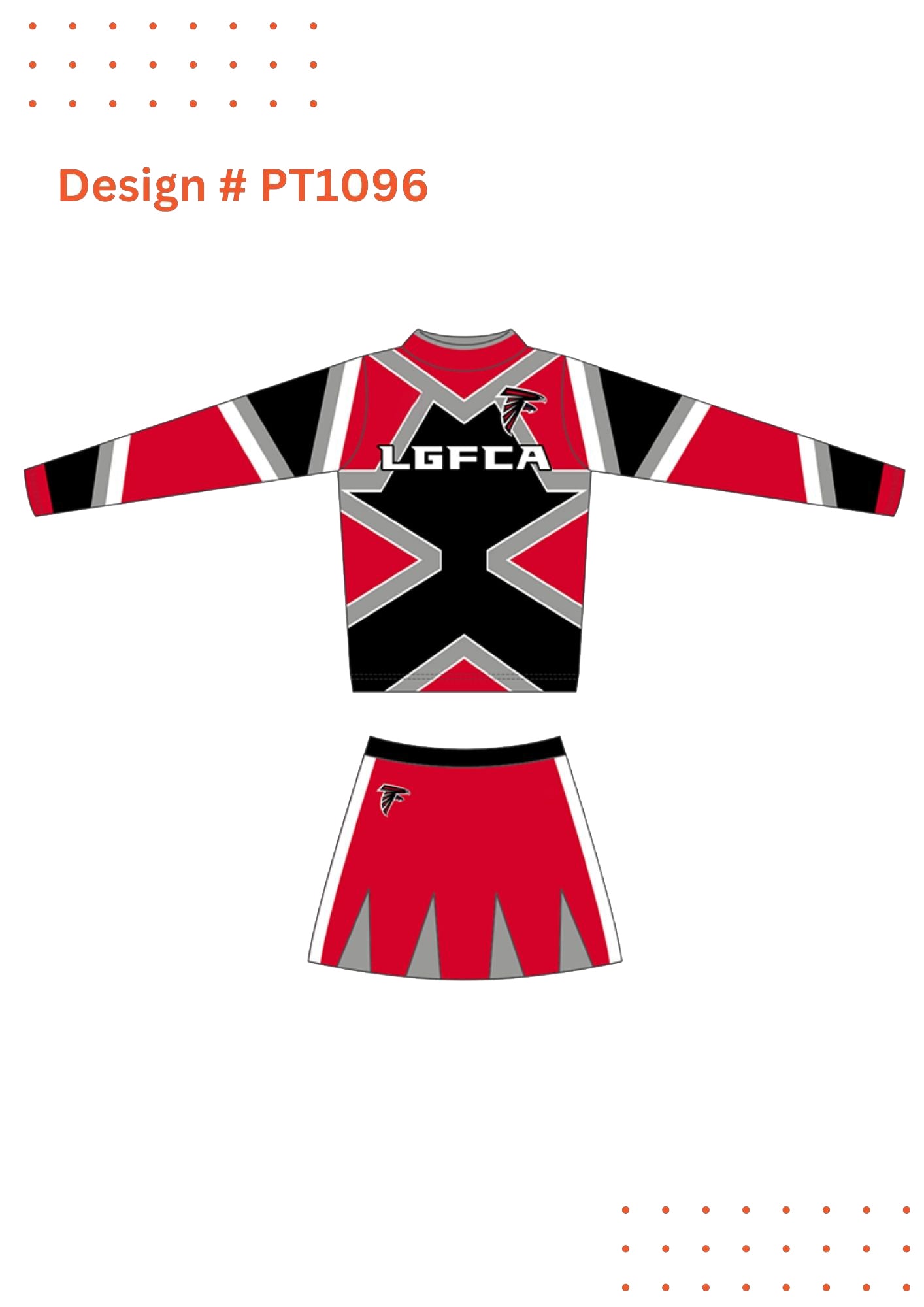Custom Cheerleading Uniform Mockups