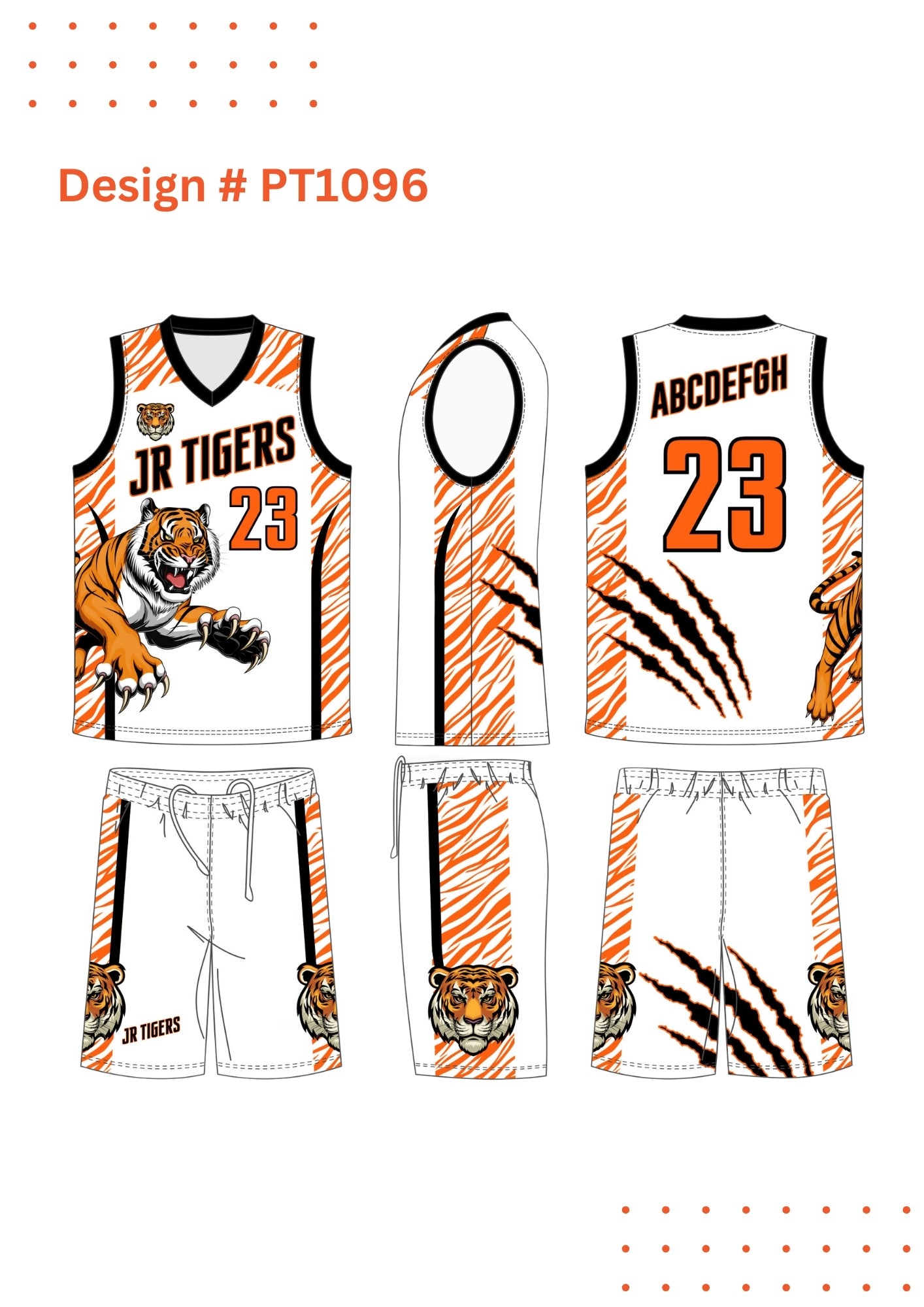 Custom Basketball Uniforms – Mockup Designs