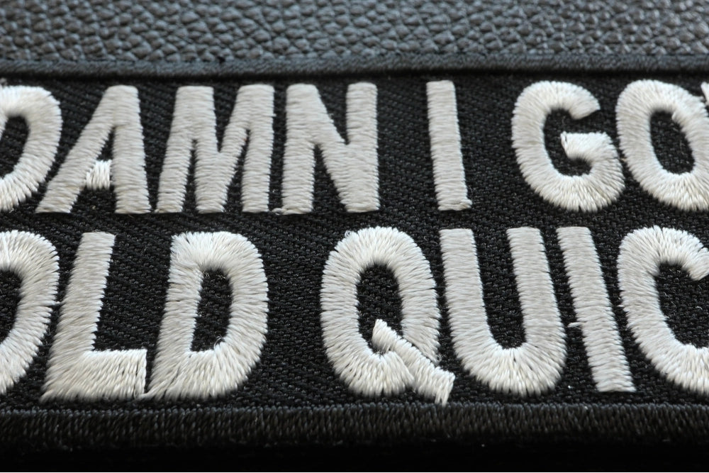 Damn I Got Old Quick Embroidered Patch additional product view