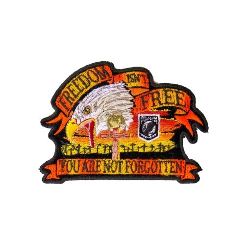 Freedom Isn't Free Eagle Embroidered Patch front product view