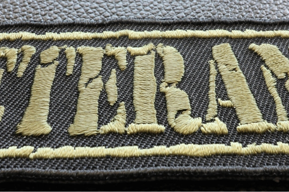 Veteran Gold Thread Embroidered Patch product image 6