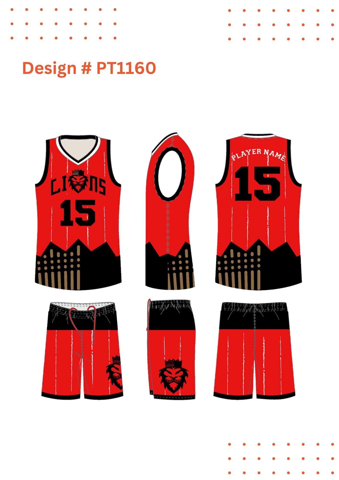 Custom Basketball Uniforms – Mockup Designs