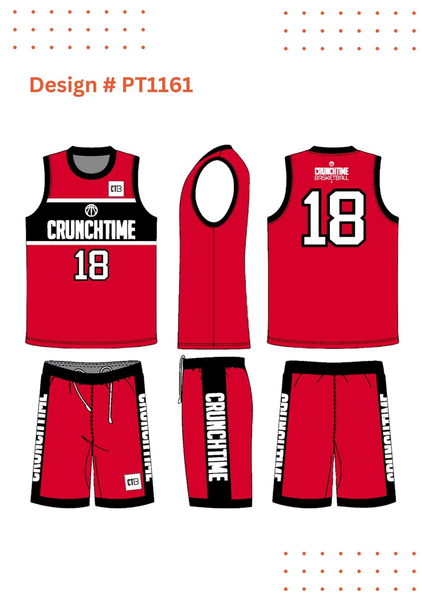 Custom Basketball Uniforms – Mockup Designs