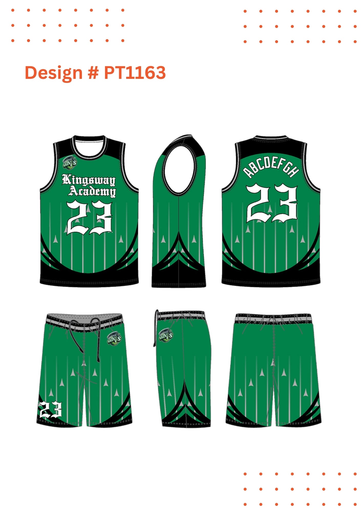 Custom Basketball Uniforms – Mockup Designs