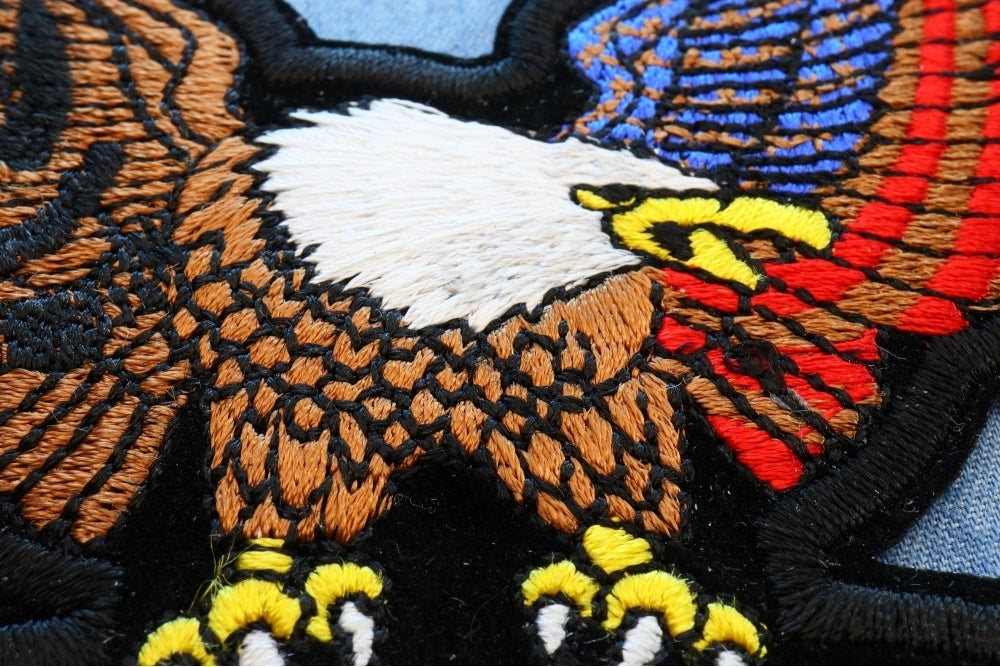 US POW MIA Upwing Eagle Rocker Embroidered Patch product image 7