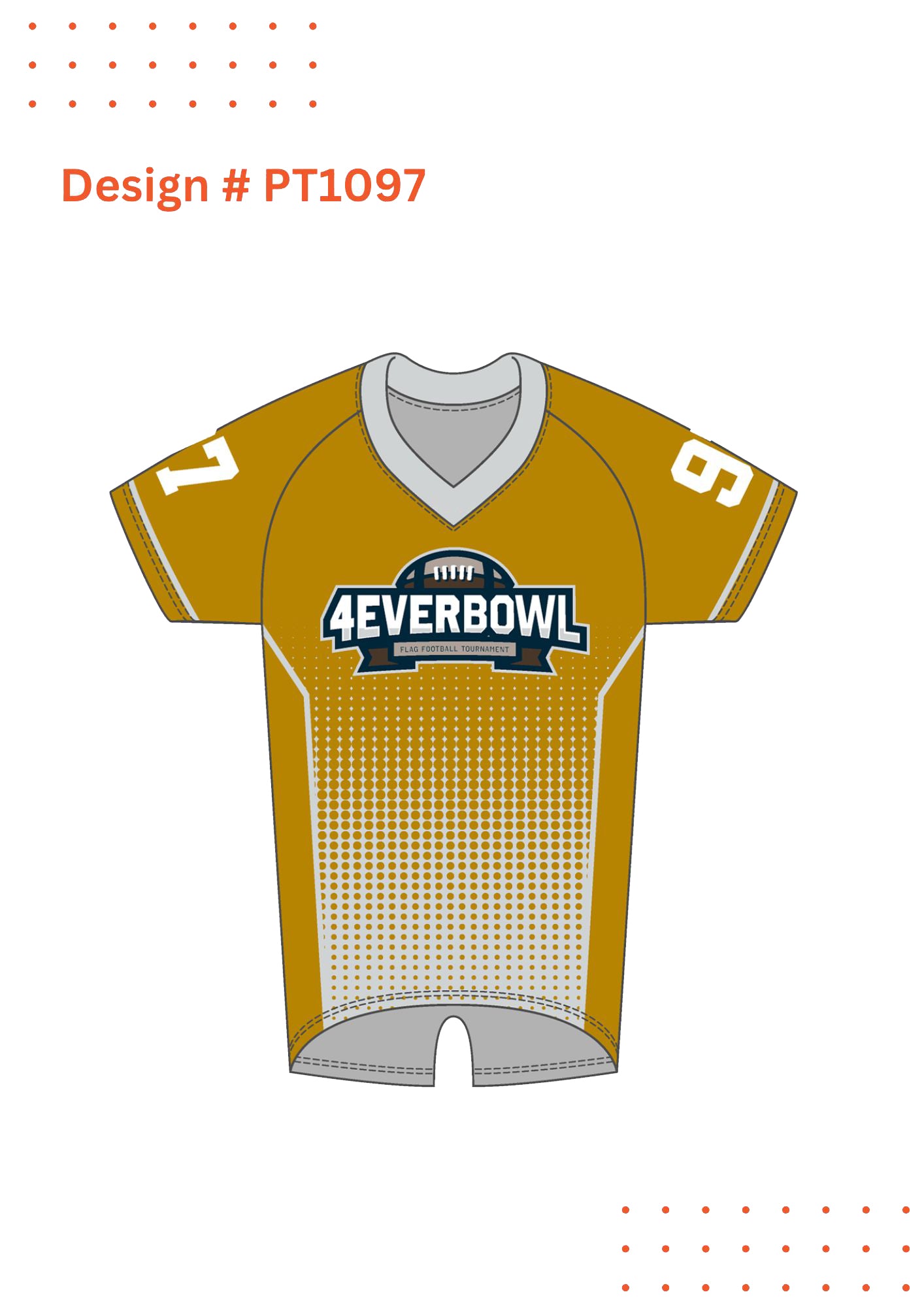 Custom Flag Football Jersey Mockups